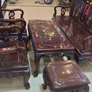 bộ salon gỗ trúc nho