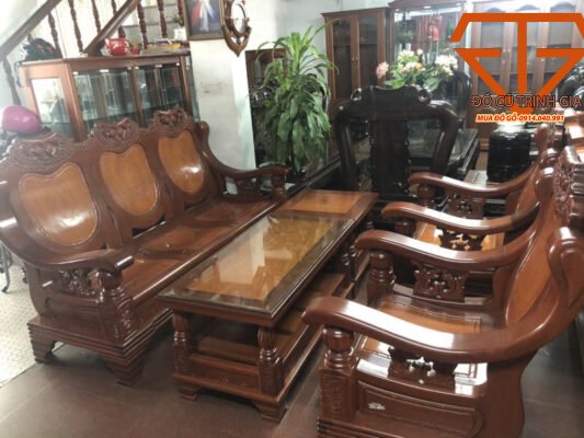 bàn ghế gỗ căm xe