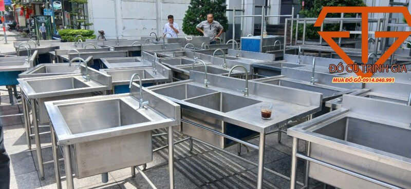 thanh lý thiết bị inox nhà hàng tphcm
