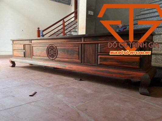 thu mua kệ ti vi gỗ trắc