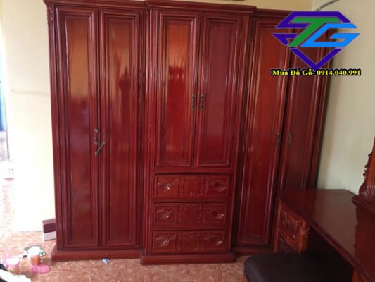 thu mua tủ áo gõ đỏ tại tphcm