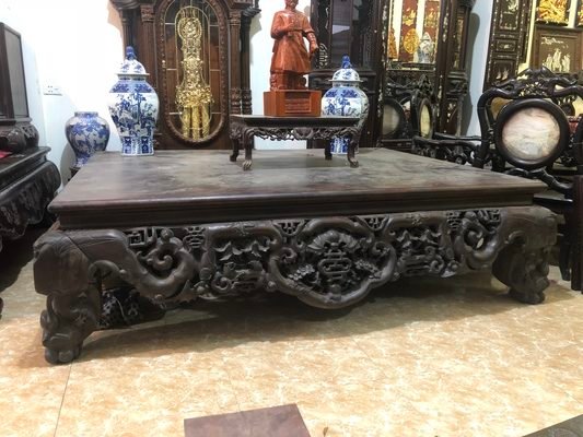 sập gỗ gụ kiểu xưa mang tính thẩm mỹ cao