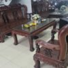 bàn ghế gỗ gụ tay 12